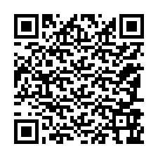 QR Code สำหรับหมายเลขโทรศัพท์ +12187966329