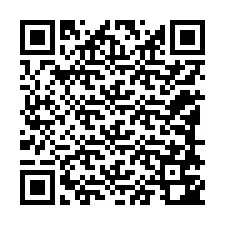 Kode QR untuk nomor Telepon +12188742139