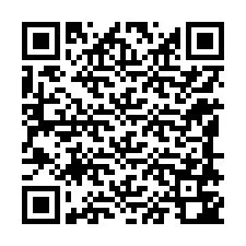 QR-koodi puhelinnumerolle +12188742142