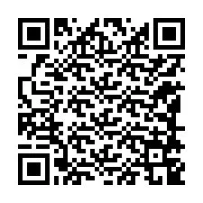 QR Code สำหรับหมายเลขโทรศัพท์ +12188749432