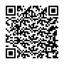 QR-koodi puhelinnumerolle +12188778354