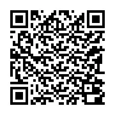 Código QR para número de teléfono +12192000178