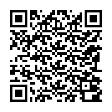 QR kód a telefonszámhoz +12192000186