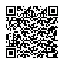 QR kód a telefonszámhoz +12192000192