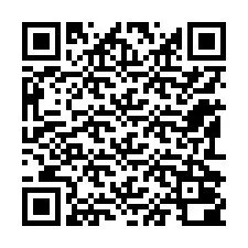 Código QR para número de teléfono +12192000257