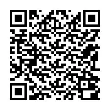 QR код за телефонен номер +12192000267