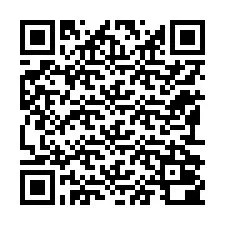 Codice QR per il numero di telefono +12192000286