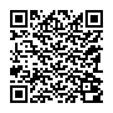 Codice QR per il numero di telefono +12192000318