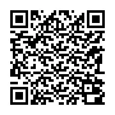 Kod QR dla numeru telefonu +12192000412