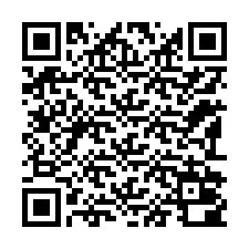 Código QR para número de teléfono +12192000421