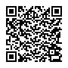 QR Code สำหรับหมายเลขโทรศัพท์ +12192033766