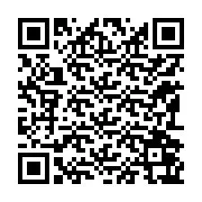 Codice QR per il numero di telefono +12192067752