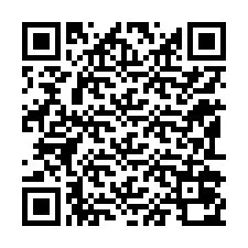 QR kód a telefonszámhoz +12192070872