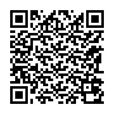 Kod QR dla numeru telefonu +12192070876