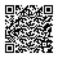 Codice QR per il numero di telefono +12192104855