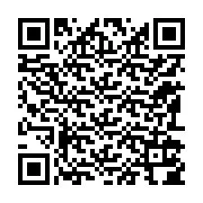 Código QR para número de teléfono +12192104856