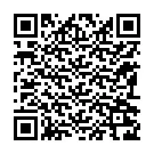 QR-koodi puhelinnumerolle +12192226342