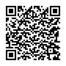 Código QR para número de teléfono +12192226346