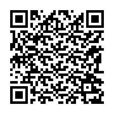 QR-code voor telefoonnummer +12192227752