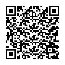 Codice QR per il numero di telefono +12192227758