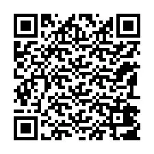 Código QR para número de teléfono +12192407845