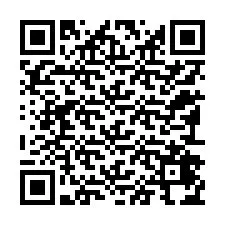 QR-koodi puhelinnumerolle +12192474988