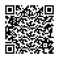 Código QR para número de teléfono +12192558582