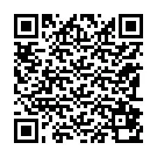 Kode QR untuk nomor Telepon +12192870596