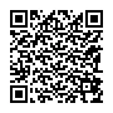 Código QR para número de telefone +12192874426