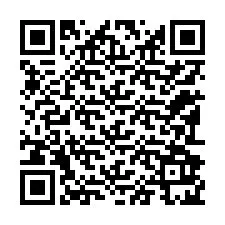 Codice QR per il numero di telefono +12192925379