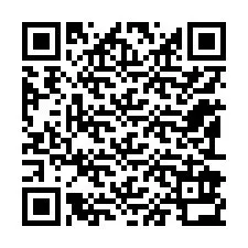 Codice QR per il numero di telefono +12192932897