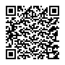 Codice QR per il numero di telefono +12193750198