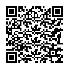 Código QR para número de teléfono +12193754025