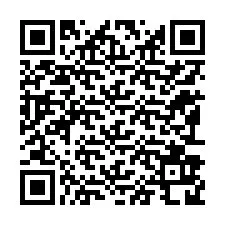 Codice QR per il numero di telefono +12193928792