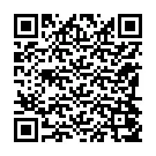 Código QR para número de telefone +12194057296