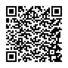 QR код за телефонен номер +12194747166