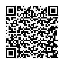 QR код за телефонен номер +12194747172