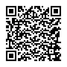 Codice QR per il numero di telefono +12194747893