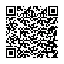 QR-koodi puhelinnumerolle +12194754356