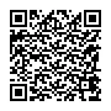 Código QR para número de teléfono +12195476872