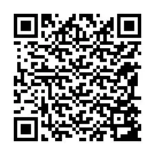 Código QR para número de teléfono +12195583362