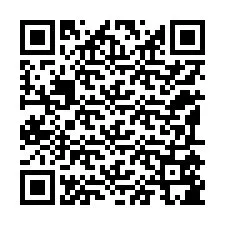 QR код за телефонен номер +12195585074