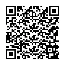 QR-код для номера телефона +12195943432