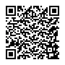 Código QR para número de teléfono +12195943556