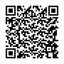 Codice QR per il numero di telefono +12195948736