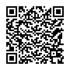 QR Code pour le numéro de téléphone +12197028671