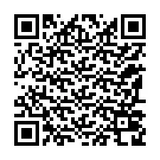 QR код за телефонен номер +12197028674