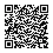 QR-koodi puhelinnumerolle +12197028678