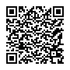 QR Code สำหรับหมายเลขโทรศัพท์ +12197028751