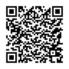 QR Code สำหรับหมายเลขโทรศัพท์ +12197028754